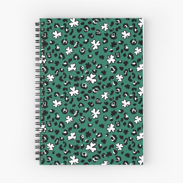 Item preview, Green St Patrick's day themed Shamrock Leaves Leopard Pattern designed and sold by mrhighsky.