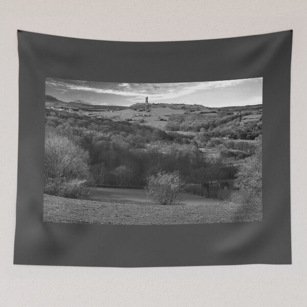 Item preview, Castle Hill Landscape B&W designed and sold by Alisonchambers2.