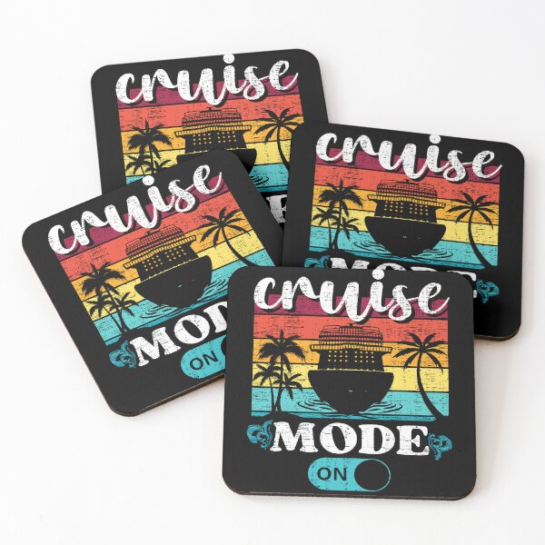 Item preview, Cruise Mode On Cute Vacation Summer Cruise Getaway designed and sold by retrodesigner14.