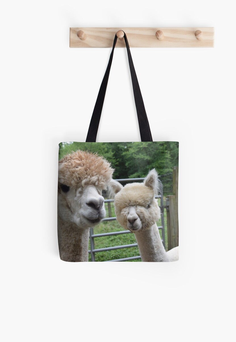 "alpaca" Tote Bags by aldeenie | Redbubble