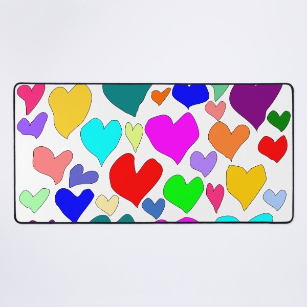 Item preview, Imperfect Hearts: colorful hearts of all colors designed and sold by Becky Hunter.
