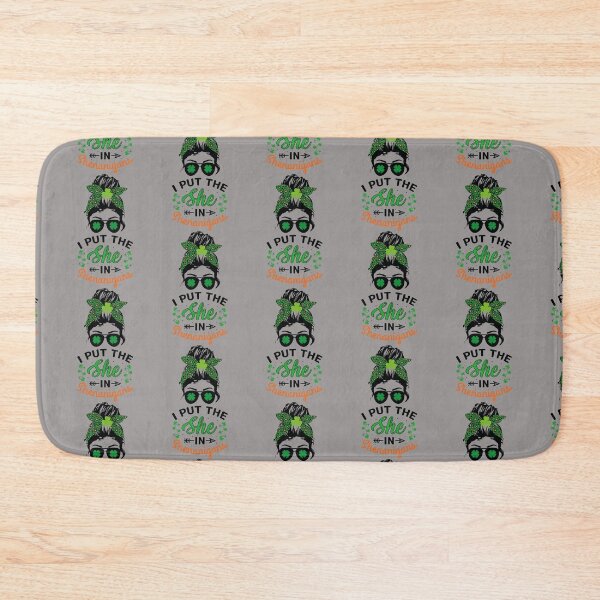 Item preview, Funny St Patricks Day Messy Bun I Put the She In Shenanigans designed and sold by Theparticular.