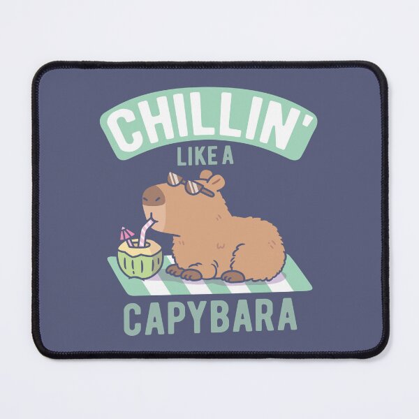 Item preview, Funny Chillin Like A Capybara designed and sold by rustydoodle.