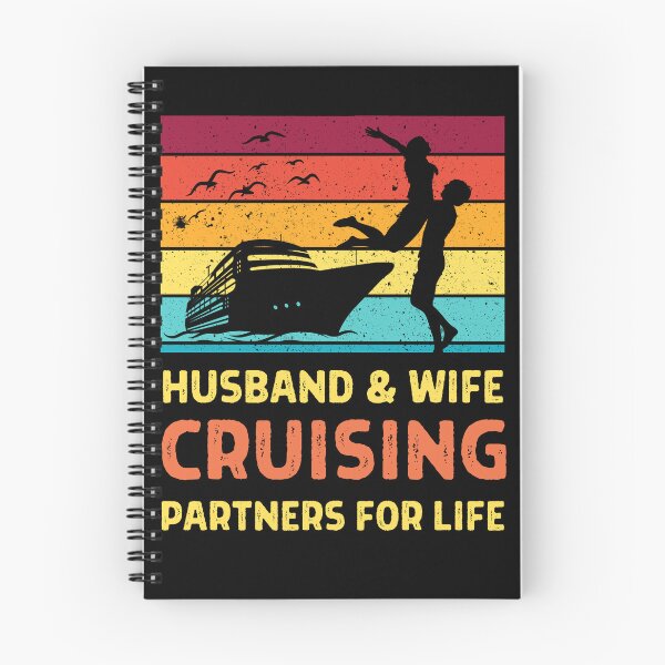 Item preview, Husband And Wife Cruising Partners Cute Vacation Summer Cruise Getaway designed and sold by retrodesigner14.