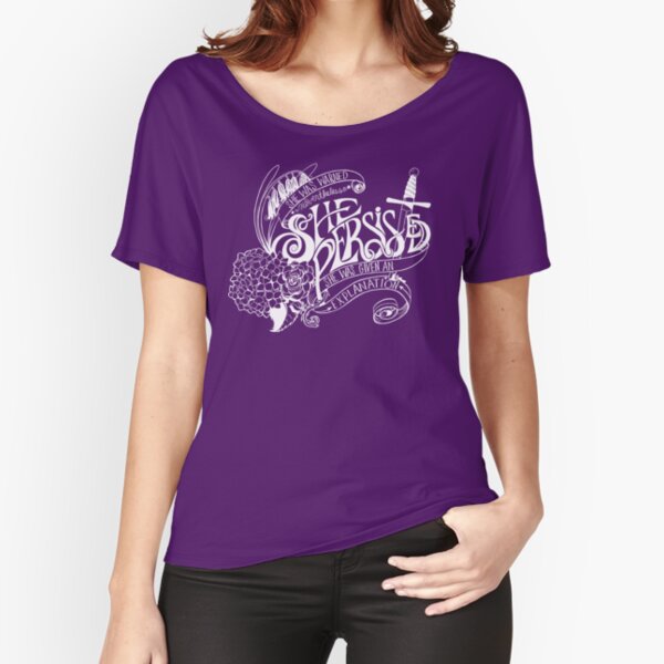 Item preview, She Persisted - White designed and sold by Str4yk1tt3n.