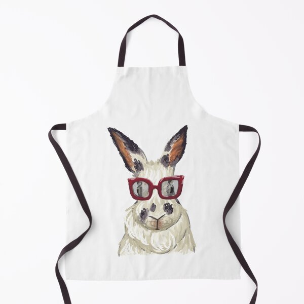 Item preview, Cute Bunny with Glasses designed and sold by Anonymous Badger.