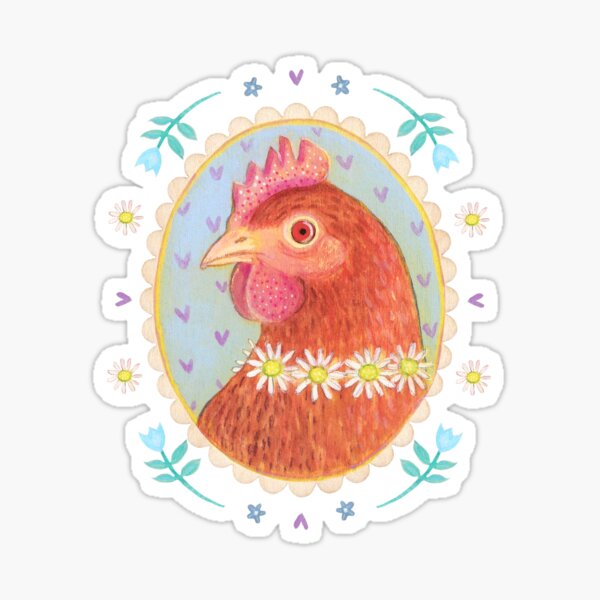 Daisy the Hen Sticker