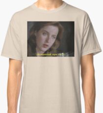 Dana Scully eye roll // x-files Classic T-Shirt
