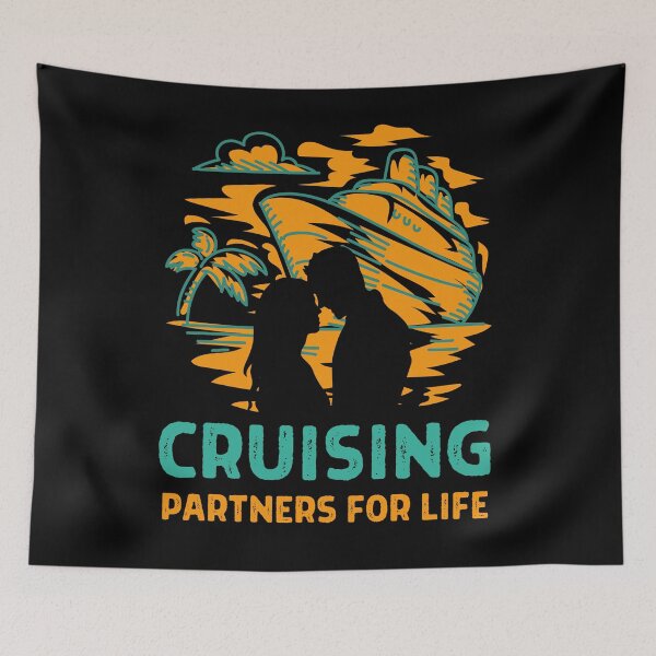 Item preview, Cruising Partners Cute Vacation Summer Cruise Getaway designed and sold by retrodesigner14.