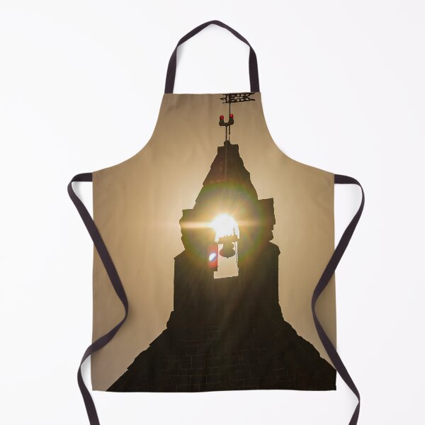 Item preview, Silhouette of old church in Bulla Victoria with sunset glinting through the bell tower designed and sold by James-Cole.