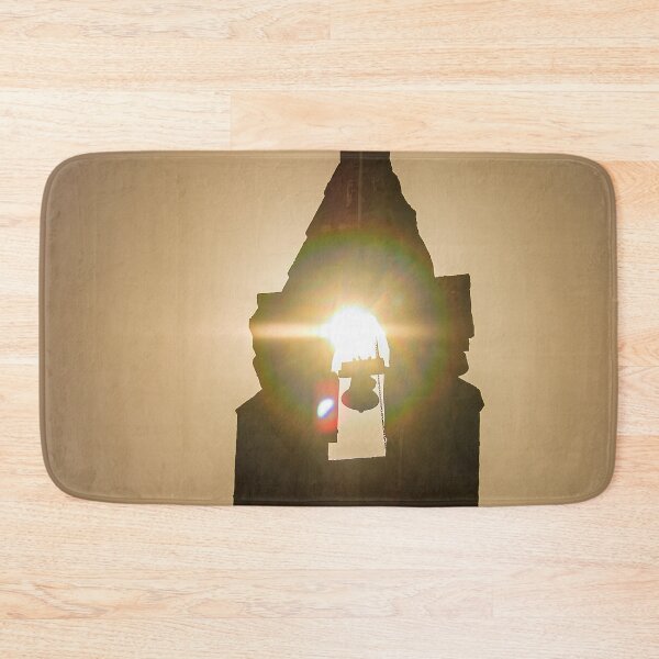 Item preview, Silhouette of old church in Bulla Victoria with sunset glinting through the bell tower designed and sold by James-Cole.