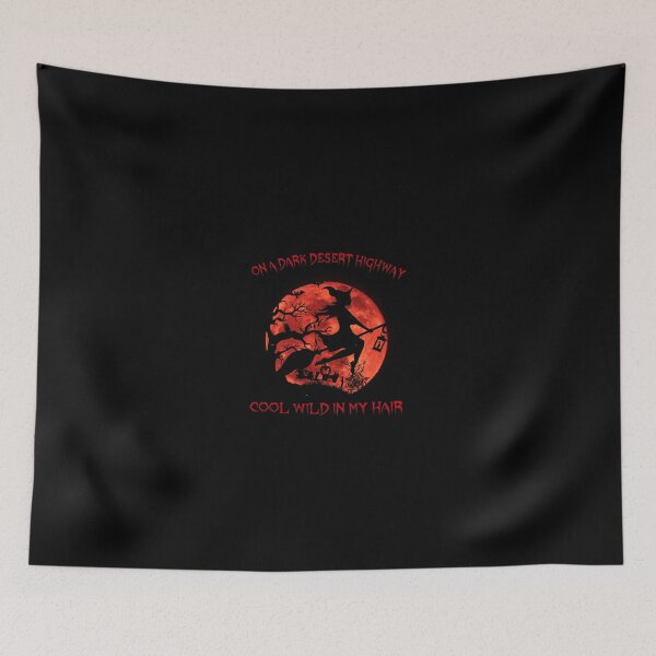 Item preview, On A Dark Desert Highway Witch Cool Wind In My Hair TShirt designed and sold by shortfom.