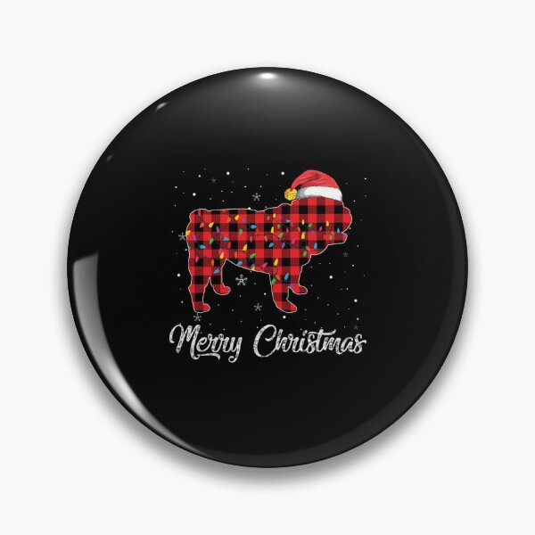 Item preview, Christmas English Bulldog Red Plaid Dog Lover Pajama Gift designed and sold by Lexalloyce.