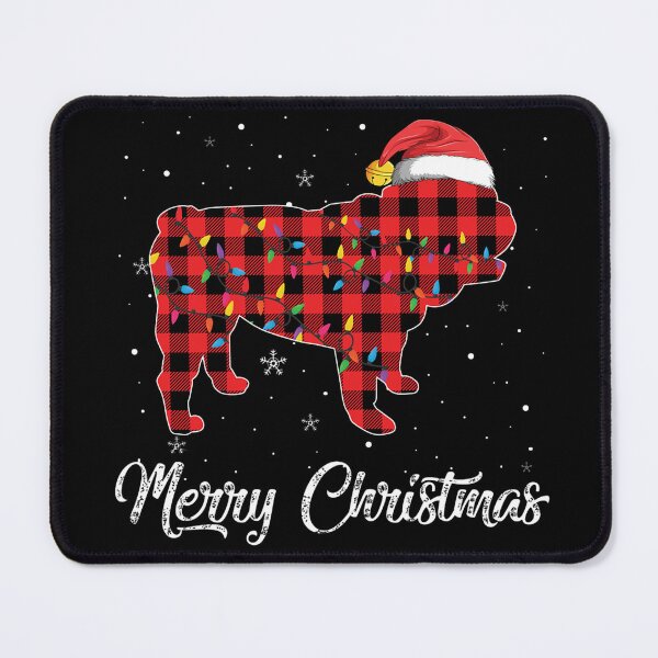 Item preview, Christmas English Bulldog Red Plaid Dog Lover Pajama Gift designed and sold by Lexalloyce.