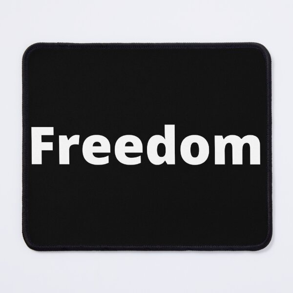 Item preview, Freedom Short Quote -One Word designed and sold by AppareIIndustry.