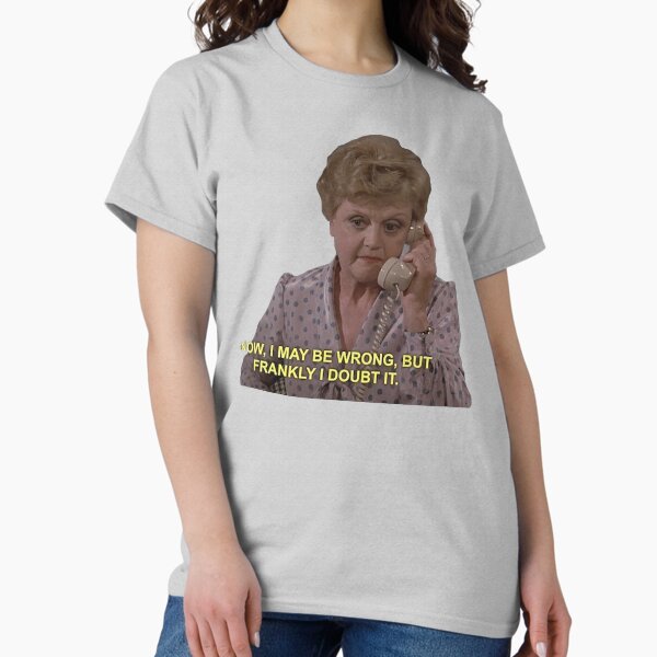 Vista previa del artículo con la obra «Ahora, tal vez me equivoque Gracioso Jessica Fletcher», diseñado y vendido por ChrisTinewilKin.