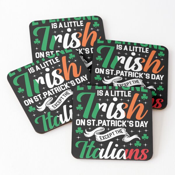 Item preview, Everyone Is A Little Irish On St. Patrick's Day Except The Italians Shirt, Italians Irish Shirt, Italy Flag Shirt, Italy Pride Shirt designed and sold by aymob.