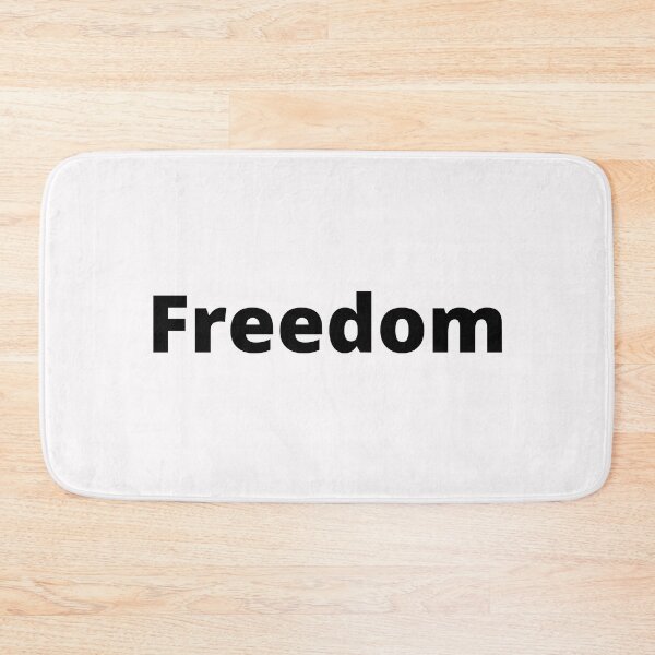 Item preview, Freedom Short Quote -One Word  designed and sold by AppareIIndustry.