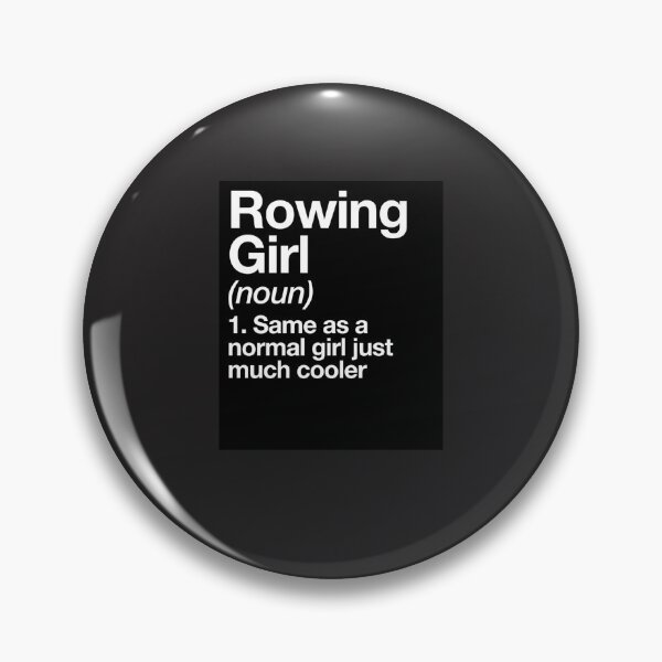 Item preview, Rowing Girl Definition Funny & Sassy Sports Design Sticker designed and sold by EvelynHehn.