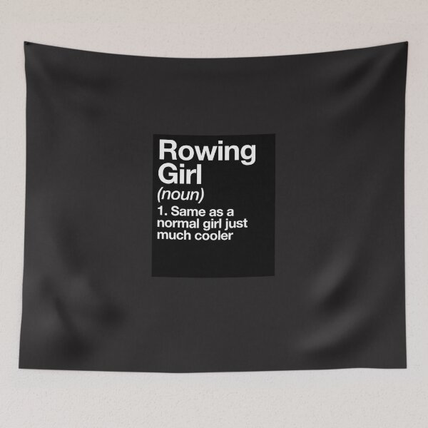 Item preview, Rowing Girl Definition Funny & Sassy Sports Design Sticker designed and sold by EvelynHehn.