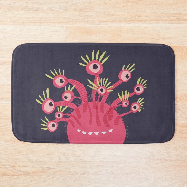 Item preview, Funny Pink Monster With Eleven Eyes designed and sold by Boriana Giormova.