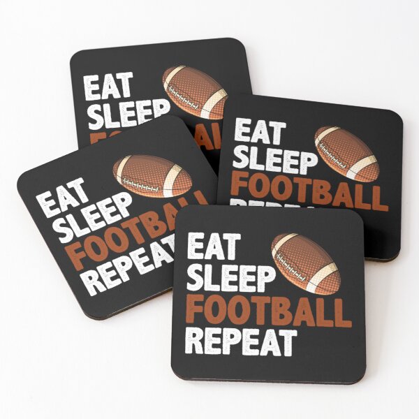 Item preview, Eat Sleep Football Repeat designed and sold by kfhe247.