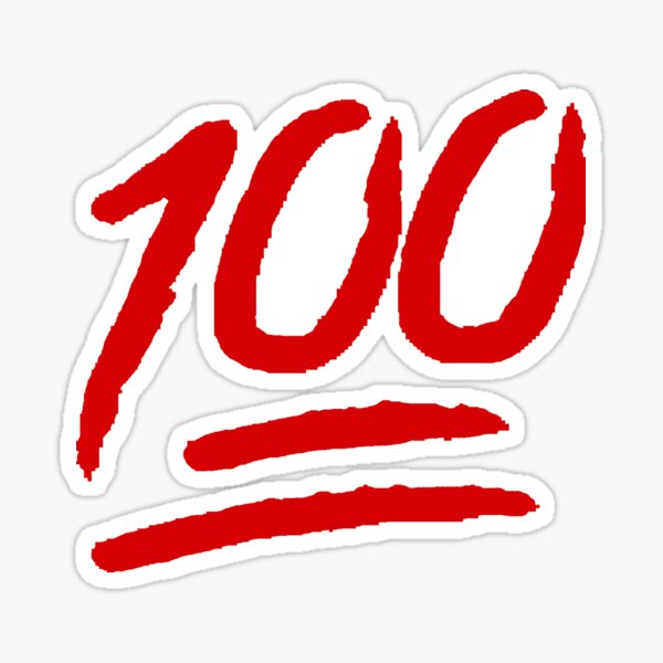 100 Percent Stickers | Redbubble