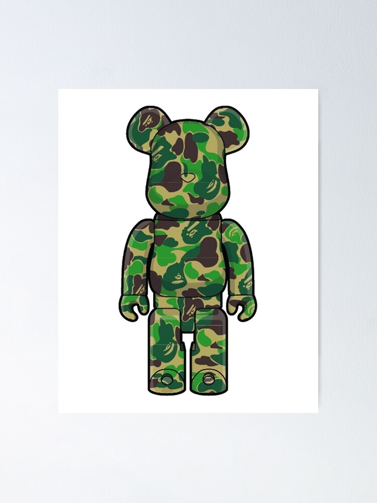 Bearbrick Fashion Street Bear Wall Art Picture Posters Canvas