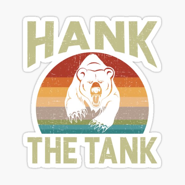 "Vintage Hank the Tank Shirt, Bear Shirt, Hank The Bear Shirt, Funny