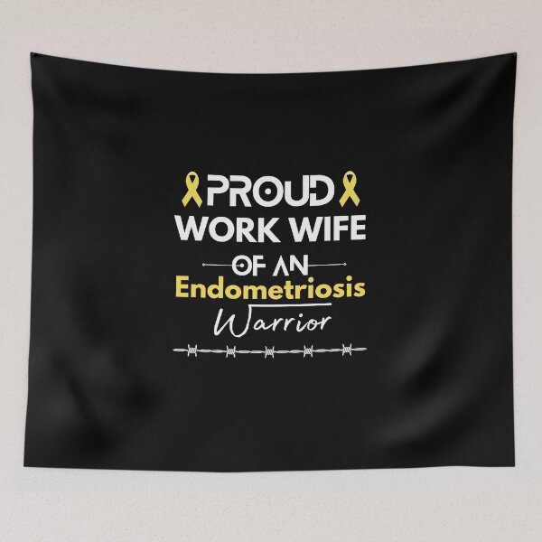 Aperçu de l'œuvre Fière épouse de travail d'un Endo Warrior créée et vendue par DesignsWithMel.