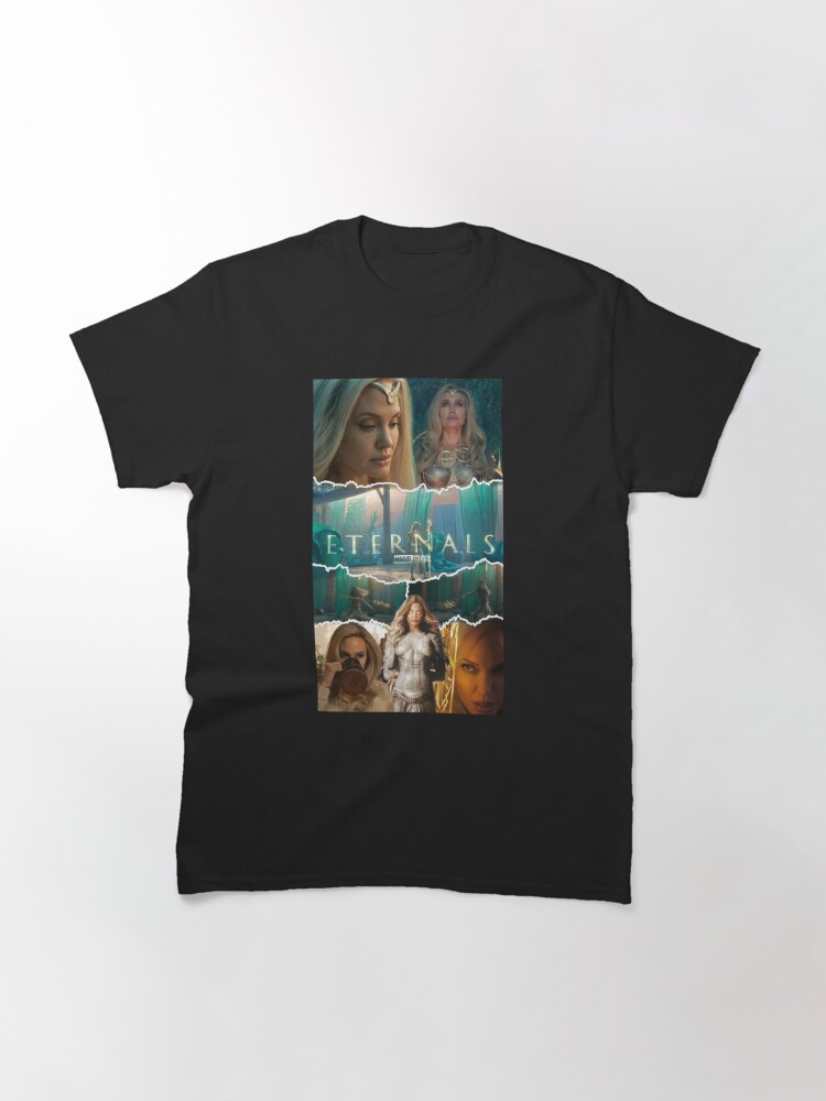 Discover Lover Eternals Angelina Jolie Retro Wave T-Shirt