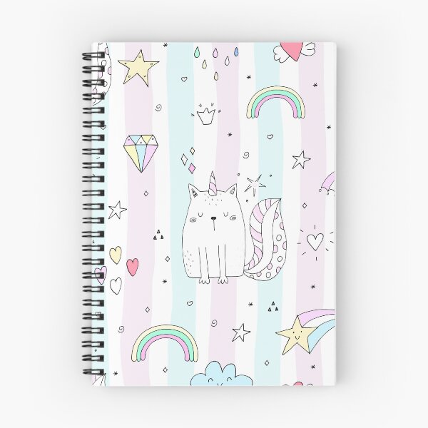 Item preview, kitty unicorn pattern designed and sold by izzygorrocha.