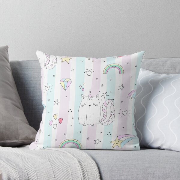Item preview, kitty unicorn pattern designed and sold by izzygorrocha.