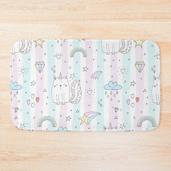 Item preview, kitty unicorn pattern designed and sold by izzygorrocha.