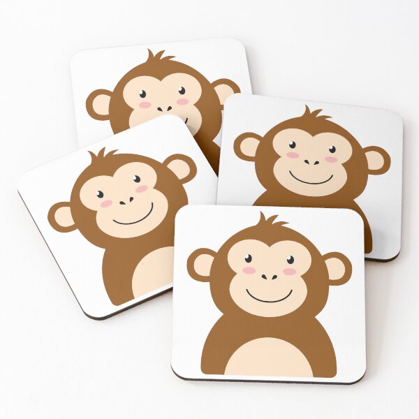Item preview, Cute monkey designed and sold by ShopLeilaArt.