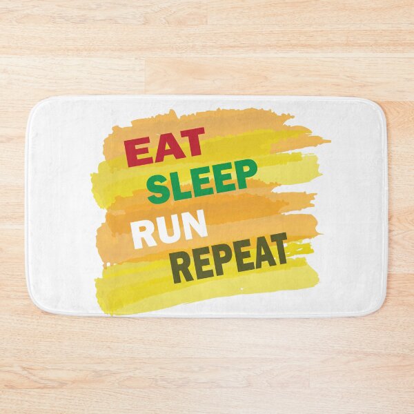 Item preview, eat sleep run repeat designed and sold by arianpink.