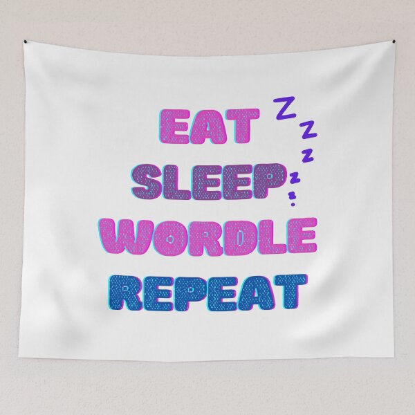 Item preview, Eat sleep wordle repeat - eat sleep wordle repeat art designed and sold by Mintminz.