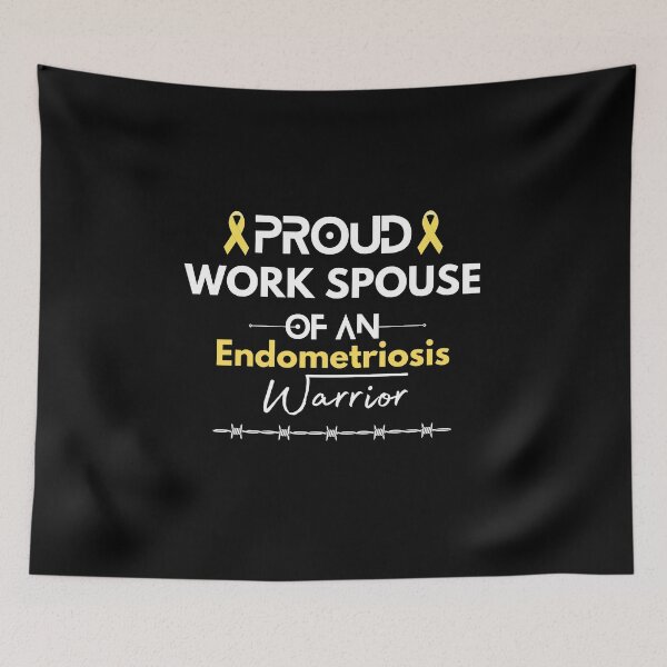Item preview, Proud Work Spouse of an Endo Warrior designed and sold by DesignsWithMel.