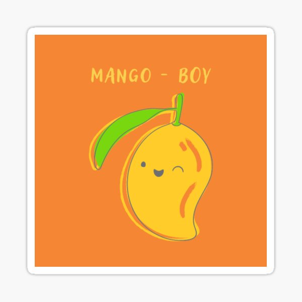 "Mango BOY" Sticker for Sale by Redbubble