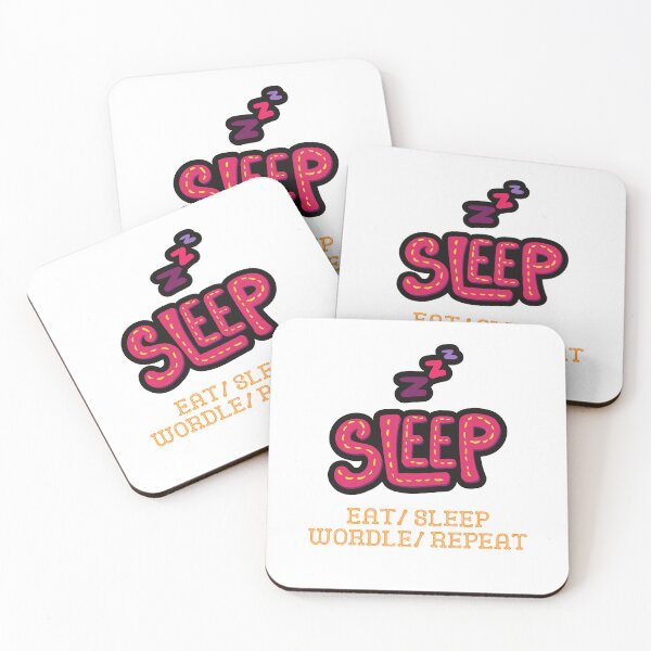 Aperçu de l'œuvre Eat sleep wordle repeat - Eat sleep wordle repeat art 2 créée et vendue par Mintminz.