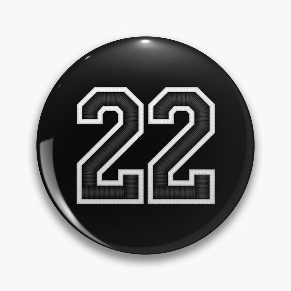 Item preview, 22 Black Jersey Sports Number twenty-two Football 22 designed and sold by elhefe.