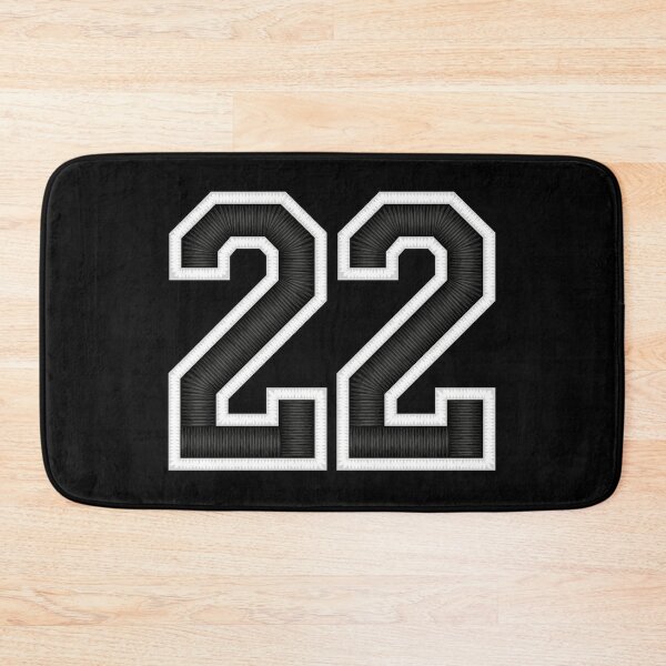 Item preview, 22 Black Jersey Sports Number twenty-two Football 22 designed and sold by elhefe.