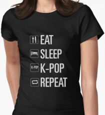 Kpop only Women's Fitted T-Shirt