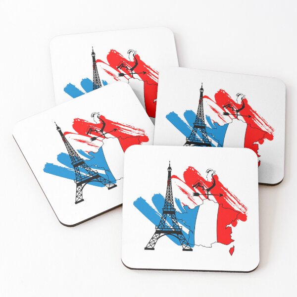 Item preview, Eiffel Tower and map of France designed and sold by JAG2B.