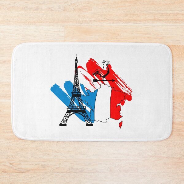 Item preview, Eiffel Tower and map of France designed and sold by JAG2B.