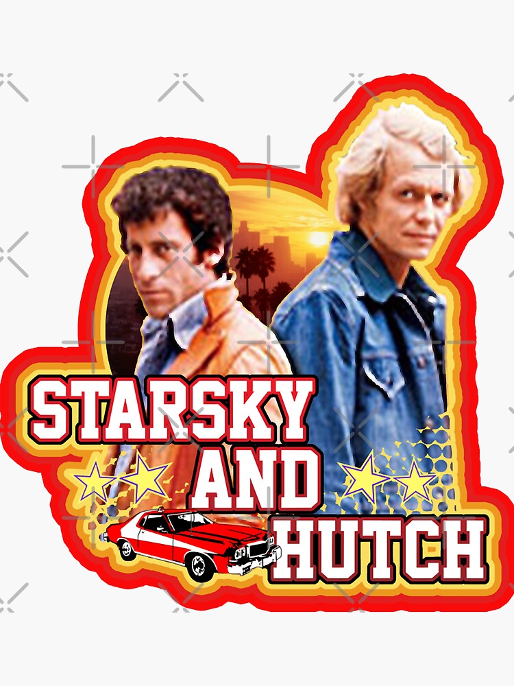 Starsky And Hutch Classic Seventies Tv Sticker By Weddingfat Redbubble