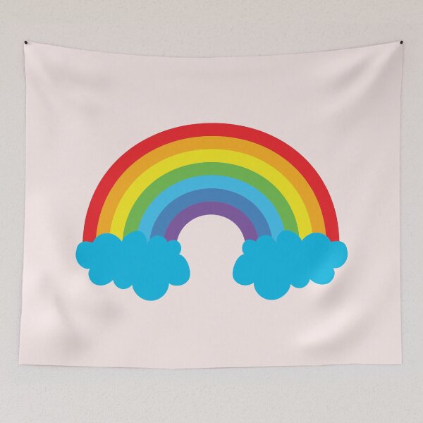 Item preview, Rainbow with cloud designed and sold by ShopLeilaArt.
