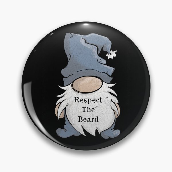 Item preview, Gnome cartoon, Respect the beard,  designed and sold by DebbieJoyArt.