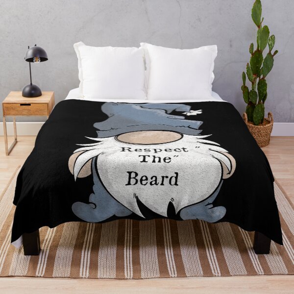Item preview, Gnome cartoon, Respect the beard,  designed and sold by DebbieJoyArt.