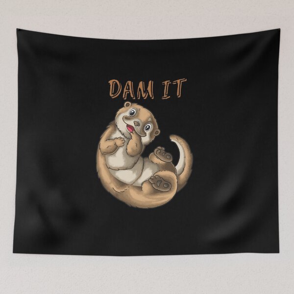 Item preview, Dam It Otter designed and sold by ProtonProject.